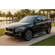 Боковые Подножки Tayga V2 (2 шт., Алюминий) для BMW X1 F48 2015-2022 гг