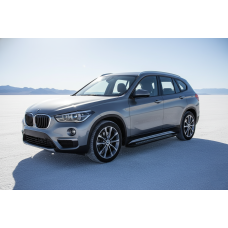 Боковые Подножки Vision New Black (2 шт., Алюминий) для BMW X1 F-48 2015-2022 гг