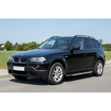 Боковые Подножки Bosphore Grey (2 шт., Алюминий) для BMW X3 E-83 2003-2010 гг