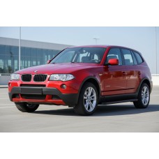 Бокові пороги Maya Red (2 шт., Алюміній) для BMW X3 E83 2003-2010 рр
