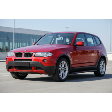 Боковые Подножки Maya Red (2 шт., Алюминий) для BMW X3 E-83 2003-2010 гг
