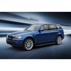 Бокові пороги Maya Blue (2 шт., Алюміній) для BMW X3 E83 2003-2010 рр