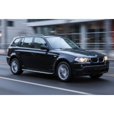 Бокові пороги Maydos V2 (2 шт., Алюміній) для BMW X3 E83 2003-2010 рр