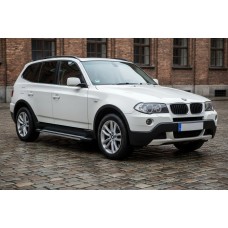 Бокові пороги Rainbow (2 шт., Алюміній) для BMW X3 E83 2003-2010 рр