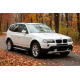 Боковые пороги Allmond Grey (2 шт., алюминий) для BMW X3 E83 2003-2010 гг