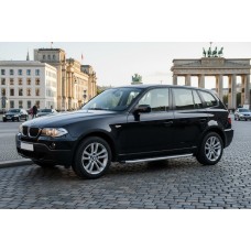 Бокові пороги Fullmond (2 шт., Алюміній) для BMW X3 E83 2003-2010 рр