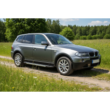 Боковые Подножки RedLine (2 шт., Алюминий) для BMW X3 E-83 2003-2010 гг