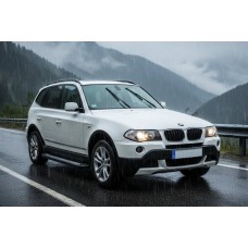 Бокові пороги Vision New Black (2 шт., Алюміній) для BMW X3 E83 2003-2010 рр