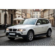 Бокові пороги Vision New Grey (2 шт., Алюміній) для BMW X3 E83 2003-2010 рр