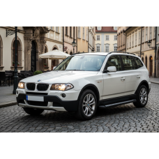 Боковые Подножки Vision New Grey (2 шт., Алюминий) для BMW X3 E83 2003-2010 гг