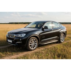 Бокові пороги Duru (2 шт., Алюміній) для BMW X4 F26 2014-2018 рр