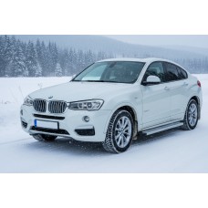 Бокові пороги Maya V2 (2 шт., Алюміній) для BMW X4 F26 2014-2018 рр