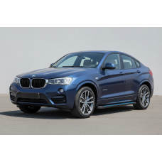 Боковые Подножки Maya Blue (2 шт., Алюминий) для BMW X4 F-26 2014-2018 гг