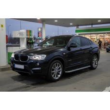 Бокові пороги Maydos V1 (2 шт., Алюміній) для BMW X4 F26 2014-2018 рр