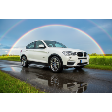 Боковые Подножки Rainbow (2 шт., Алюминий) для BMW X4 F-26 2014-2018 гг