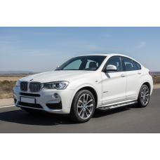 Боковые Подножки Sunrise (2 шт., Алюминий) для BMW X4 F-26 2014-2018 гг