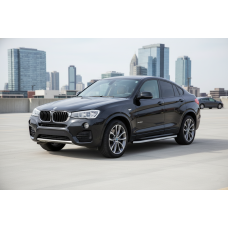 Боковые Подножки Tayga Grey (2 шт., Алюминий) для BMW X4 F-26 2014-2018 гг