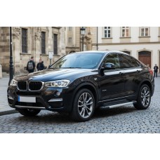 Бокові пороги Vision New Grey (2 шт., Алюміній) для BMW X4 F26 2014-2018 рр