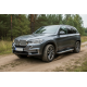 Бокові пороги Mevsim Grey (2 шт., Алюміній) для BMW X5 F15 2013-2018 рр