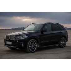Боковые Подножки Allmond Black (2 шт., Алюминий) для BMW X5 F15 2013-2018 гг
