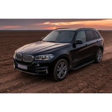 Боковые Подножки Tayga Black (2 шт., Алюминий) для BMW X5 F15 2013-2018 гг