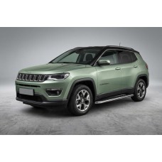 Бокові пороги Maydos V1 (2 шт., Алюміній) для Jeep Compass 2016- рр