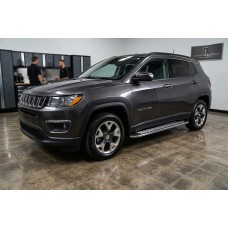 Бокові пороги Maydos V2 (2 шт., Алюміній) для Jeep Compass 2016- рр