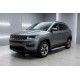 Боковые Подножки Mevsim Grey (2 шт., Алюминий) для Jeep Compass 2016- гг