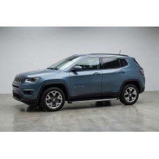 Бокові пороги BlackLine (2 шт., Алюміній) для Jeep Compass 2016- рр