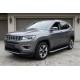 Боковые Подножки Tayga Grey (2 шт., Алюминий) для Jeep Compass 2016- гг