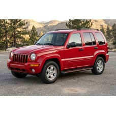 Бокові пороги Maya Red (2 шт., Алюміній) для Jeep Cherokee/Liberty 2002-2007 рр