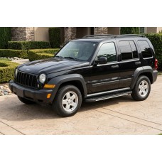 Боковые Подножки Boshpore Grey (2 шт., Алюминий) для Jeep Cherokee/Liberty 2002-2007 гг