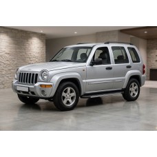 Бокові пороги Duru (2 шт., Алюміній) для Jeep Cherokee/Liberty 2002-2007 рр