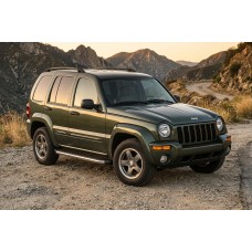Бокові пороги BlackLine (2 шт., Алюміній) для Jeep Cherokee/Liberty 2002-2007 рр