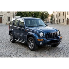 Бокові пороги RedLine (2 шт., Алюміній) для Jeep Cherokee/Liberty 2002-2007 рр