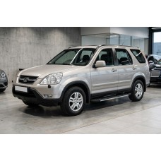 Бокові пороги Bosphore Grey (2 шт., Алюміній) для Honda CRV 2001-2006 рр