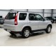 Боковые пороги Allmond Grey (2 шт., алюминий) для Honda CRV 2001-2006 гг