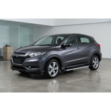 Боковые Подножки Maya V1 (2 шт., Алюминий) для Honda HR-V 2014-2021 гг
