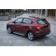 Боковые пороги Allmond Grey (2 шт., алюминий) для Honda HR-V 2014-2021 гг