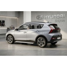 Боковые Подножки Maya V2 (2 шт., Алюминий) для Hyundai Bayon 2021- гг