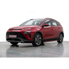 Бокові пороги Maya Red (2 шт., Алюміній) для Hyundai Bayon 2021- рр