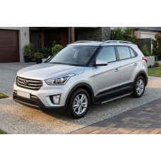 Боковые Подножки Bosphore Grey (2 шт., Алюминий) для Hyundai Creta 2014-2020 гг