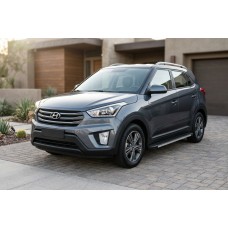 Боковые Подножки Maya V1 (2 шт., Алюминий) для Hyundai Creta 2014-2020 гг