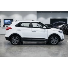 Боковые Подножки BlackLine (2 шт., Алюминий) для Hyundai Creta 2014-2020 гг