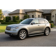 Бокові пороги Maydos V1 (2 шт., Алюміній) для Infiniti FX 2003-2008 рр