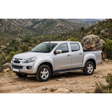 Боковые Подножки Bosphore Grey (2 шт., Алюминий) для Isuzu D-Max 2011-2019 гг