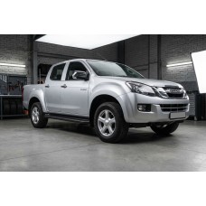 Боковые Подножки Bosphore Black (2 шт., Алюминий) для Isuzu D-Max 2011-2019 гг