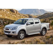 Бокові пороги Maya V2 (2 шт., Алюміній) для Isuzu D-Max 2011-2019 рр