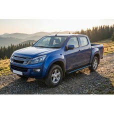 Боковые Подножки Maya Blue (2 шт., Алюминий) для Isuzu D-Max 2011-2019 гг