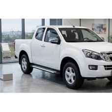 Боковые Подножки Line (2 шт., Алюминий) для Isuzu D-Max 2011-2019 гг